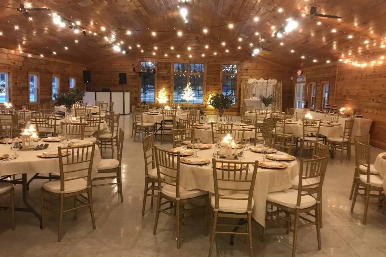 reception dinner tables