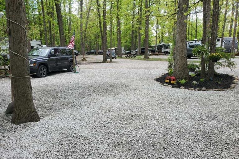 campsite at american wilderness campground closest campground to cleveland ohio