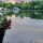 Full hookup RV sites overlooking the lake at American Wilderness Campground near Cleveland, Ohio