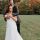 Bride and groom during an outdoor wedding at American Wilderness Campground near Cleveland, Ohio