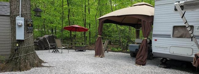 Seasonal Camping at American Wilderness Campground Seasonal RV campsite at American Wilderness Campground in Grafton, Ohio