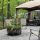 Seasonal RV campsite with patio, gazebo, and fire ring at American Wilderness Campground in Grafton, Ohio